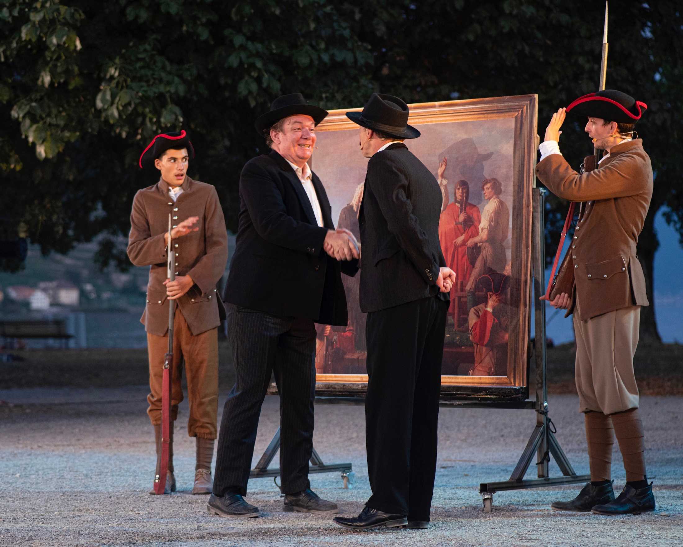 © Thomas Hängärtner – Tableau avec Samuel Jungen, Philippe Thonney, Nicolas Ruegg et Yoann Saisselin